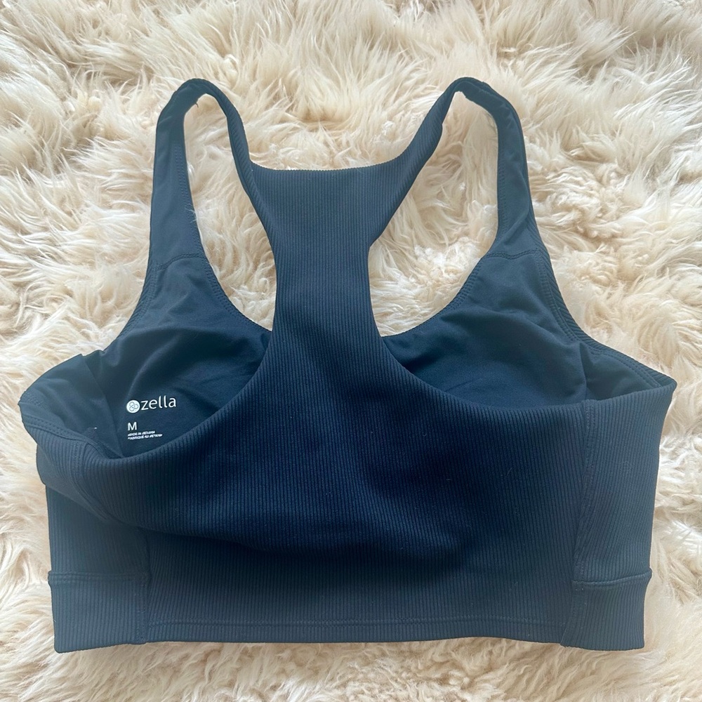 ZELLA Ribbed Long Line Bra - Picture 4 of 6